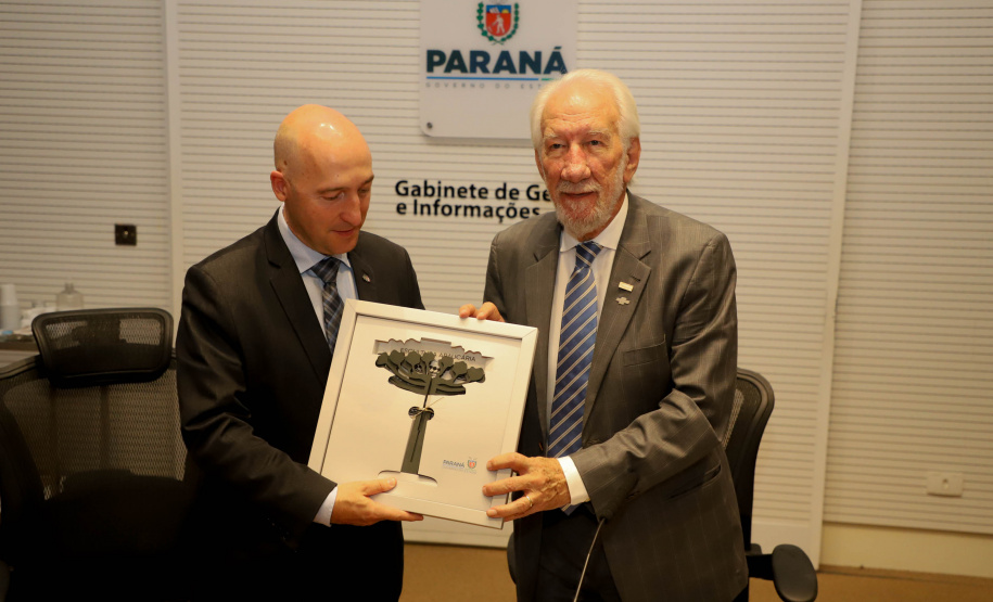 Vice-Governador Darci Piana em reunião com a Câmara de Comercio Brasil Canada.