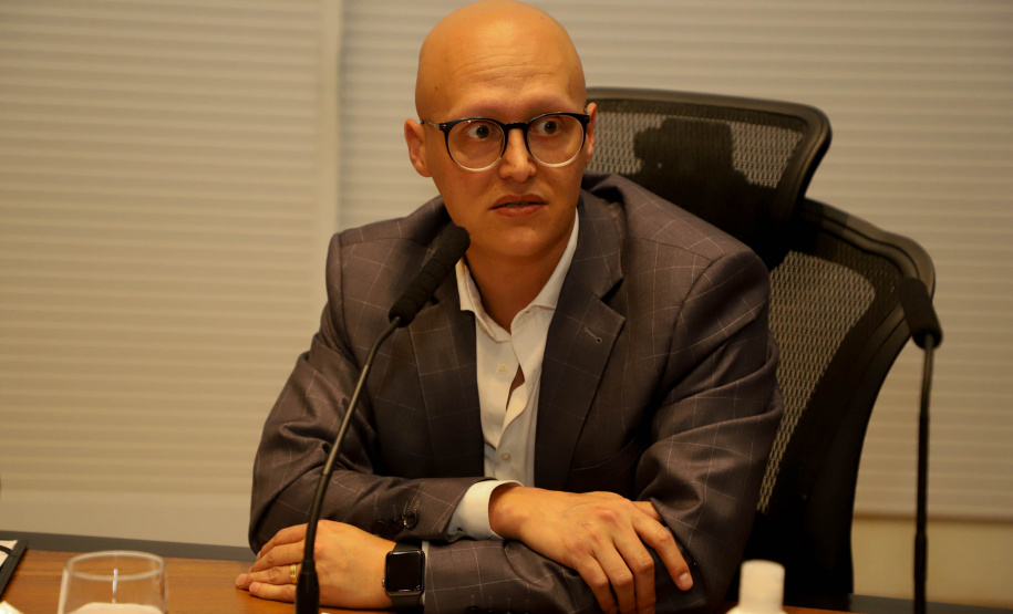 Vice-Governador Darci Piana em reunião com a Câmara de Comercio Brasil Canada.