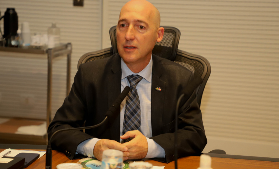 Vice-Governador Darci Piana em reunião com a Câmara de Comercio Brasil Canada.