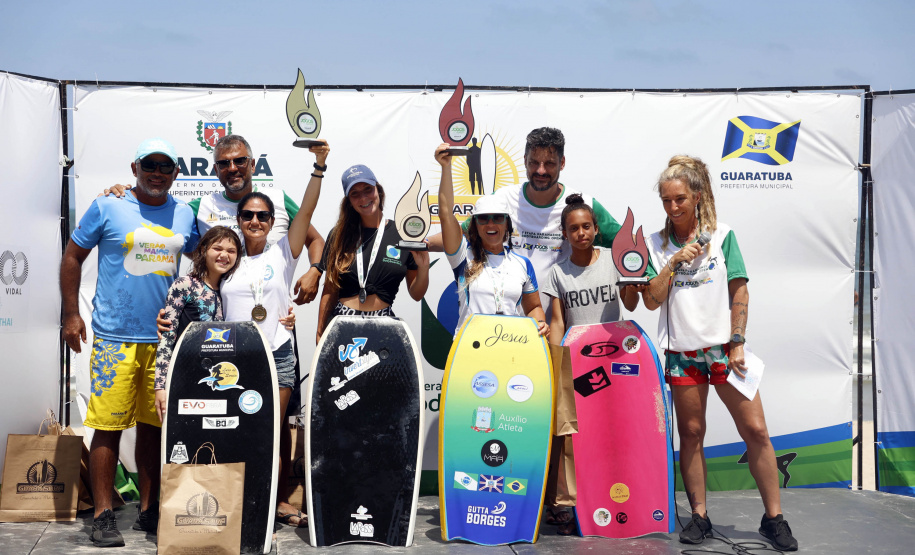 1ª etapa do Circuito Paranaense de Bodyboarding movimentou as areias de Guaratuba no fim de semana