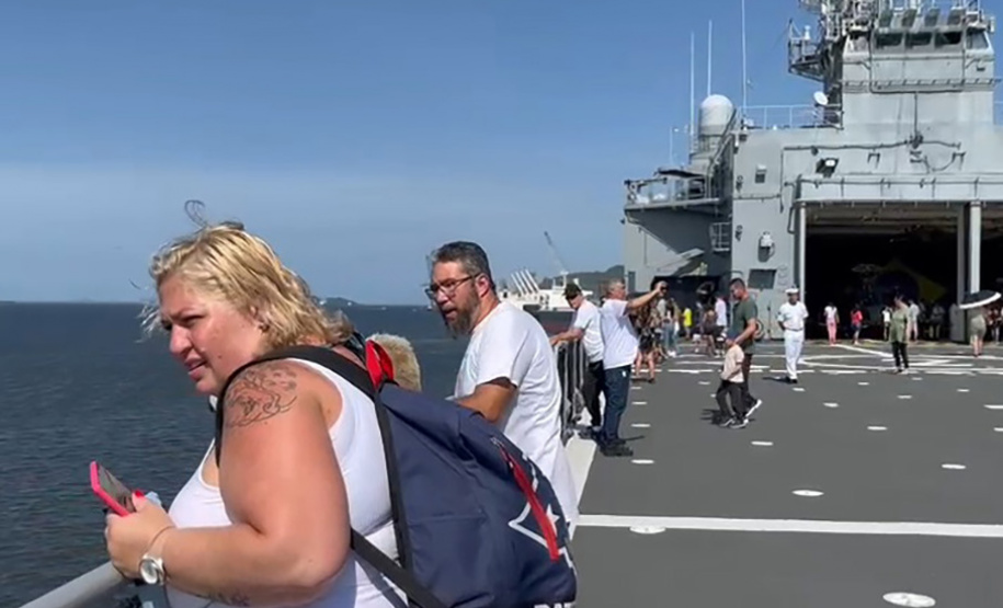 Mais de 3,5 mil pessoas visitam embarcações da Marinha no Porto de Paranaguá