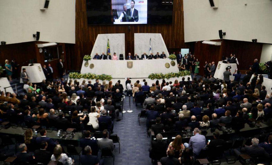 Posse do governador Carlos Massa Ratinho Junior e do vice-governador Darci Piana.