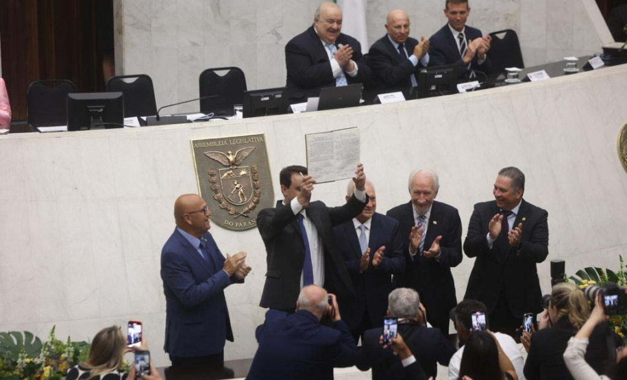 Posse do governador Carlos Massa Ratinho Junior e do vice-governador Darci Piana.