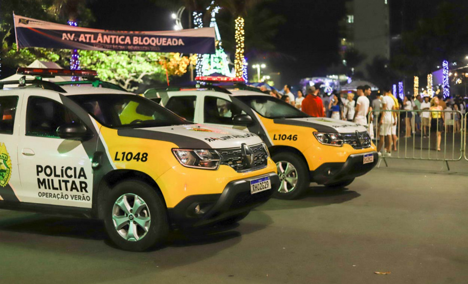 PMPR aumenta o número de policiais nas ruas do Litoral durante o fim de semana do Ano Novo