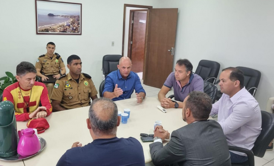 Secretário da Segurança Pública se reúne com Prefeito de Guaratuba