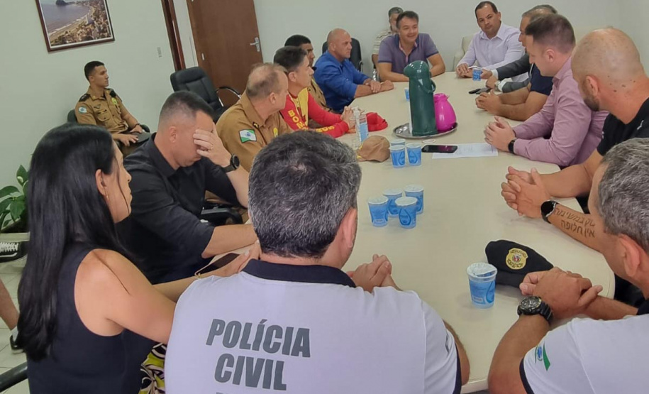 Secretário da Segurança Pública se reúne com Prefeito de Guaratuba