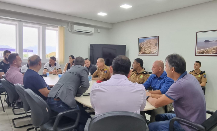 Secretário da Segurança Pública se reúne com Prefeito de Guaratuba