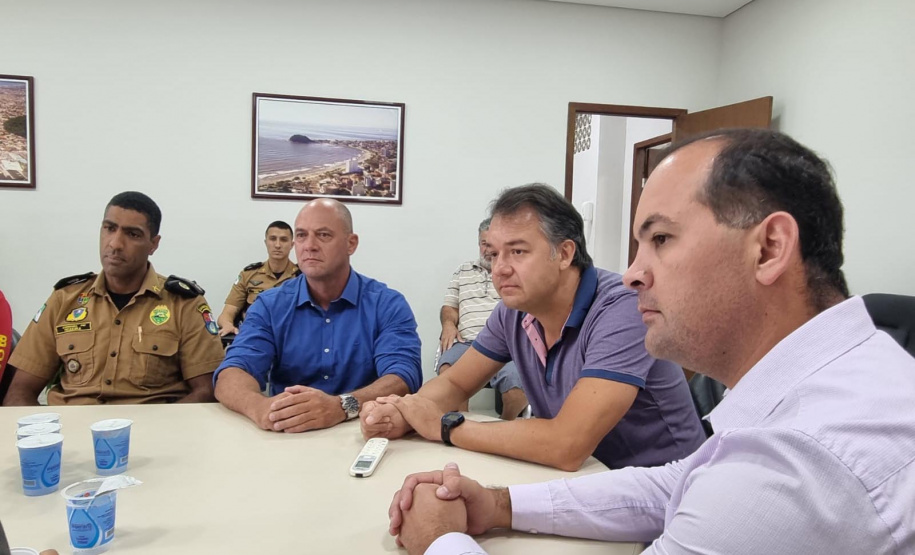 Secretário da Segurança Pública se reúne com Prefeito de Guaratuba