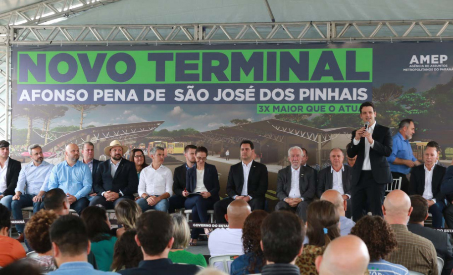 Governador autoriza início da construção do novo terminal de São José dos Pinhais