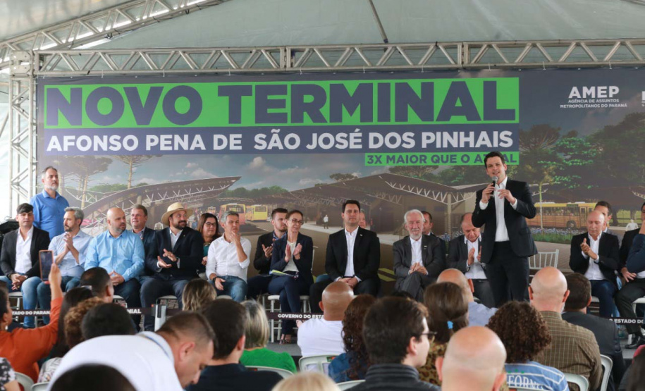 Governador autoriza início da construção do novo terminal de São José dos Pinhais