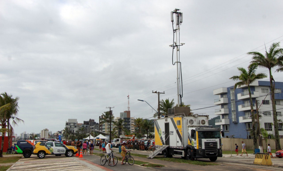 PMPR cria rede de comunicação móvel que vai atuar em grandes eventos no Verão Maior Paraná
