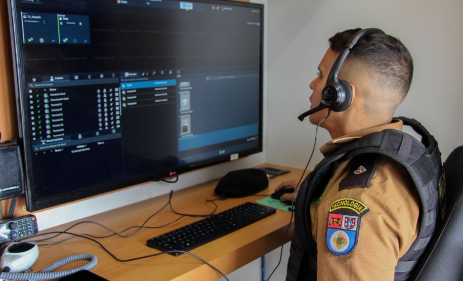 PMPR cria rede de comunicação móvel que vai atuar em grandes eventos no Verão Maior Paraná