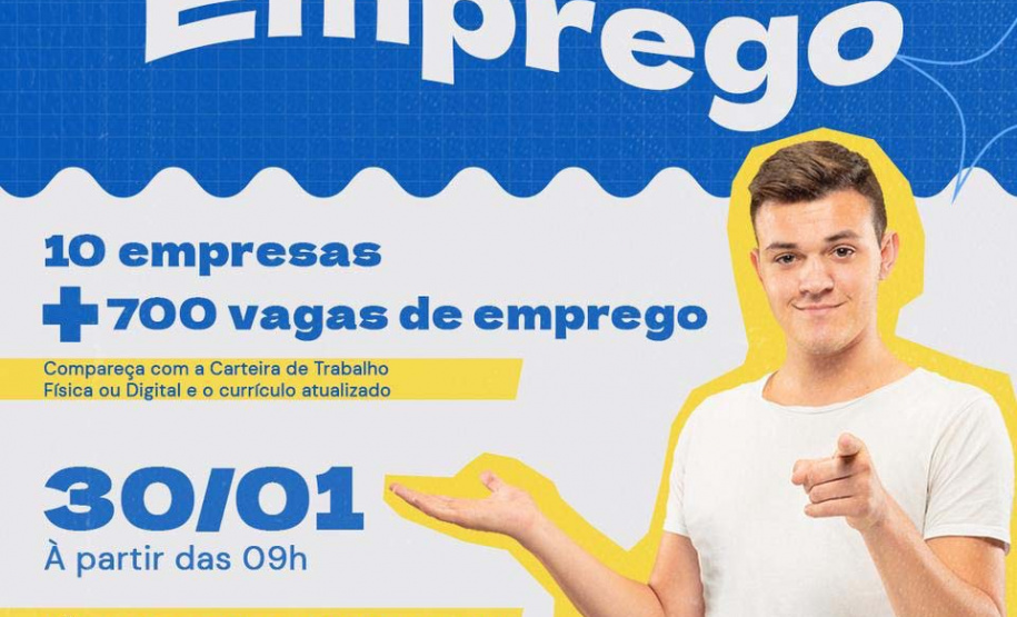 Feirão de emprego em São José dos Pinhais vai oferecer mais de 700 vagas na segunda