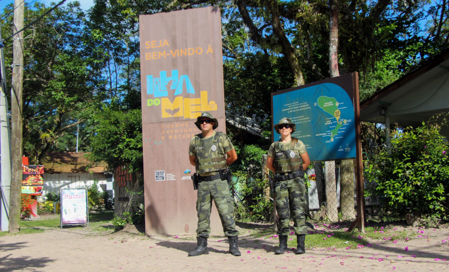 Policiamento na Ilha do Mel garante temporada mais tranquila aos moradores, comerciantes e turistas