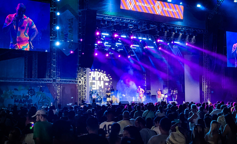 Após seis semanas, shows do Verão Maior Paraná terminam ao ritmo de Carnaval