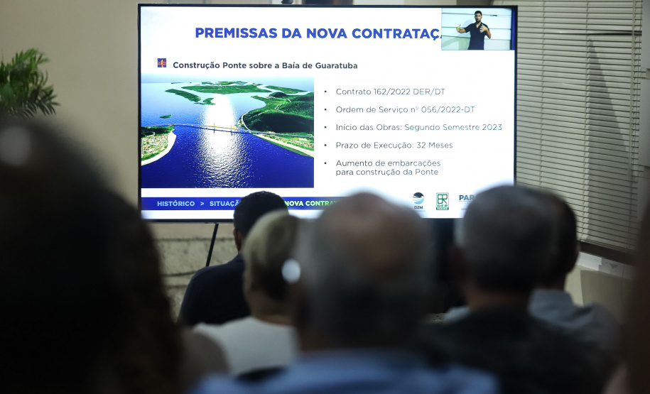 DER realiza audiência pública em Guaratuba para contratação do ferry-boat