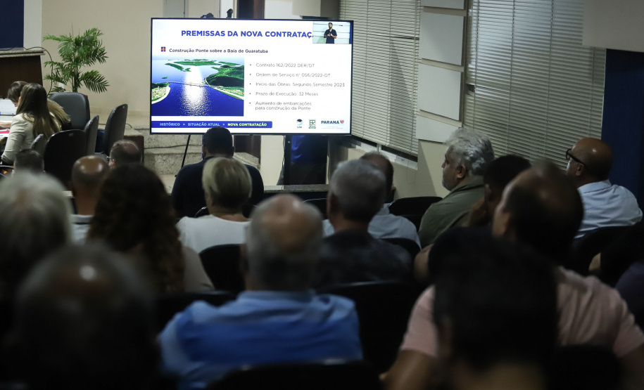 DER realiza audiência pública em Guaratuba para contratação do ferry-boat