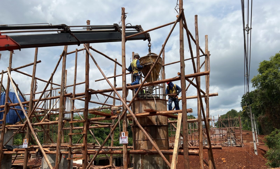Progresso da duplicação da Rodovia das Cataratas registra salto no início do ano