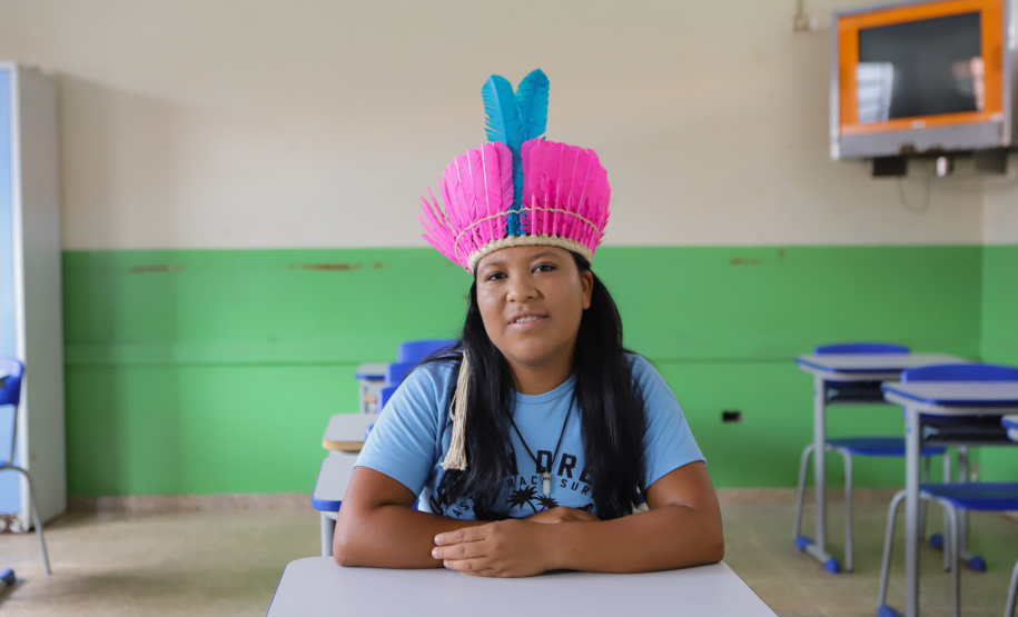 O governador Carlos Massa Ratinho Junior inaugurou nesta quinta-feira (2) a obra de ampliação do  Colégio Estadual Indígena Cacique Gregório Kaekchot, em Manoel Ribas, no Centro do Estado.