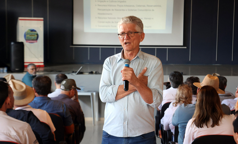 No Show Rural, Sistema de Agricultura do Estado apresenta diretrizes de trabalho a lideranças do Oeste