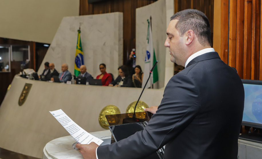 governador Carlos Massa Ratinho Junior participou nesta segunda-feira (06) da abertura oficial dos trabalhos da Assembleia Legislativa do Paraná (Alep).