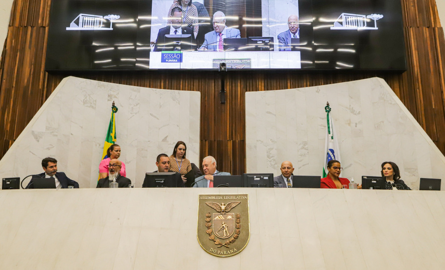 governador Carlos Massa Ratinho Junior participou nesta segunda-feira (06) da abertura oficial dos trabalhos da Assembleia Legislativa do Paraná (Alep).