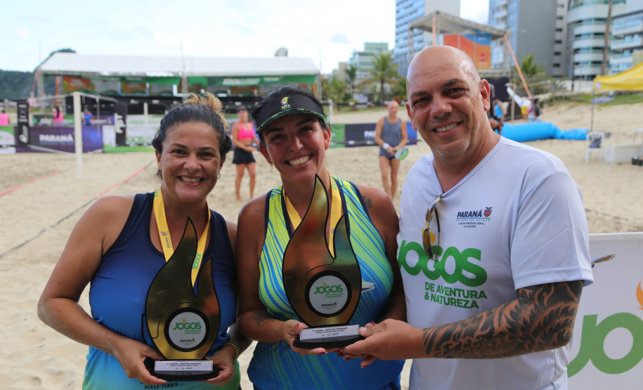 Campeonato de beach tennis encerra programação esportiva do Verão Maior Paraná