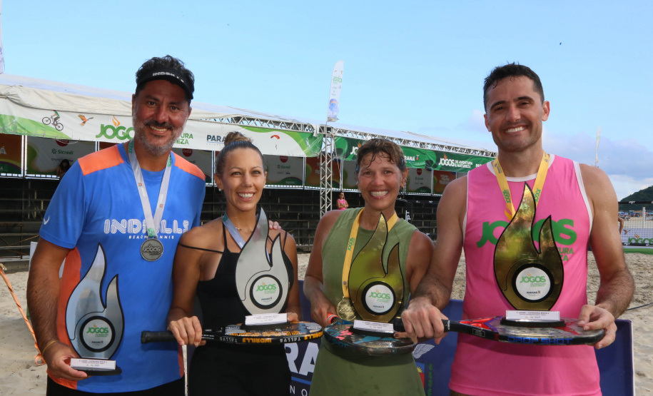 Campeonato de beach tennis encerra programação esportiva do Verão Maior Paraná