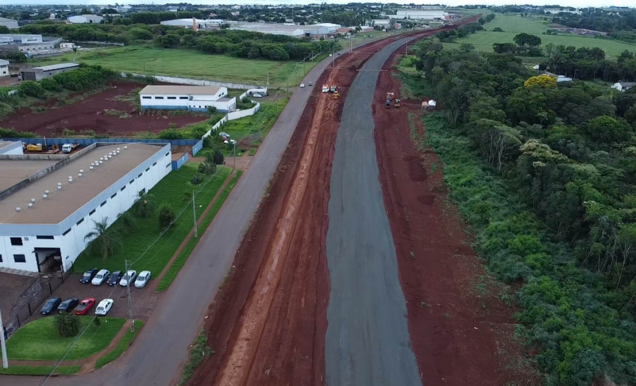 Perimetral Leste de Foz do Iguaçu ultrapassa 19% de conclusão