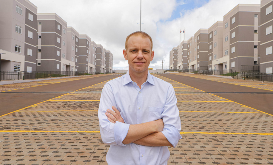Londrina, 25 de fevereiro de 2023 - Entrega das chaves do Residencial Solar di Ravello, com familias contempladas pelo programa Casa Fácil.