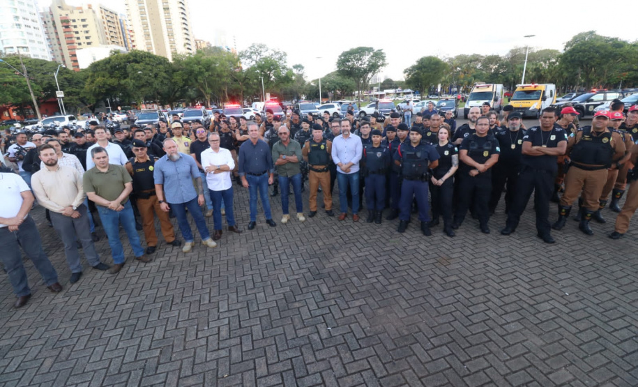 Estado e prefeitura de Maringá lançam operação para intensificar o policiamento integrado
