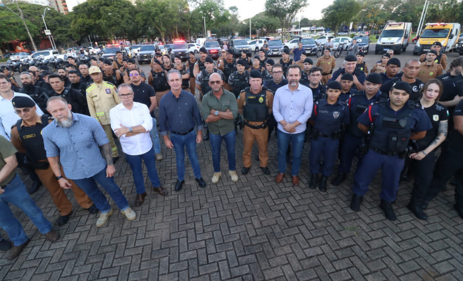 Estado e prefeitura de Maringá lançam operação para intensificar o policiamento integrado