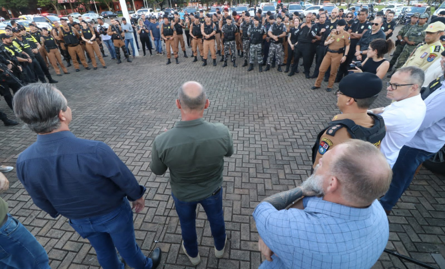 Estado e prefeitura de Maringá lançam operação para intensificar o policiamento integrado
