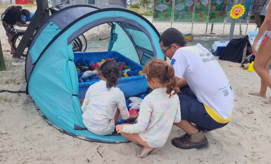 Estado promove atividades educativas dentro do Ecoespaço Trilha Ambiental, em Guaratuba
