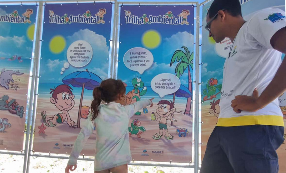 Estado promove atividades educativas dentro do Ecoespaço Trilha Ambiental, em Guaratuba