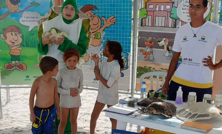 Estado promove atividades educativas dentro do Ecoespaço Trilha Ambiental, em Guaratuba