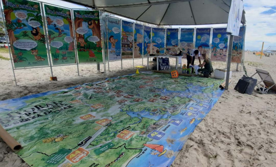 Estado promove atividades educativas dentro do Ecoespaço Trilha Ambiental, em Guaratuba
