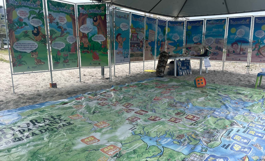 Estado promove atividades educativas dentro do Ecoespaço Trilha Ambiental, em Guaratuba