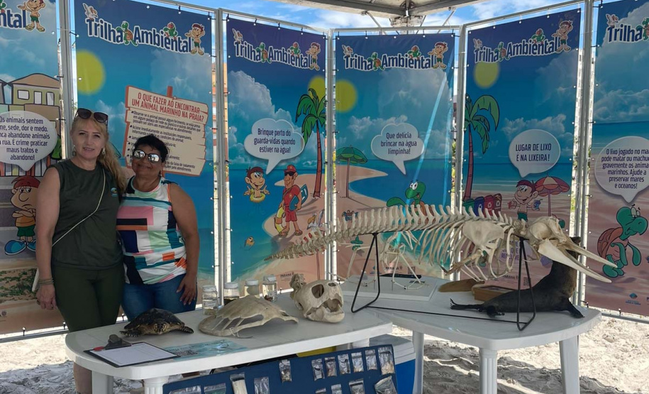 Estado promove atividades educativas dentro do Ecoespaço Trilha Ambiental, em Guaratuba