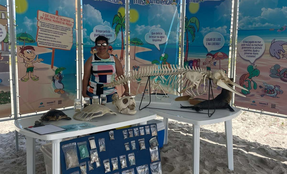 Estado promove atividades educativas dentro do Ecoespaço Trilha Ambiental, em Guaratuba