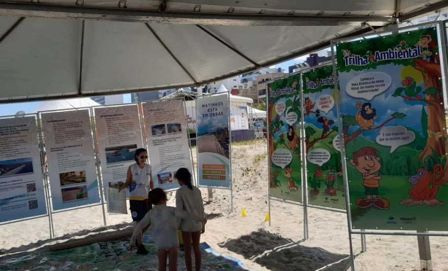 Estado promove atividades educativas dentro do Ecoespaço Trilha Ambiental, em Guaratuba