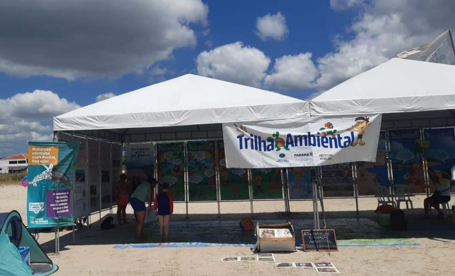 Estado promove atividades educativas dentro do Ecoespaço Trilha Ambiental, em Guaratuba