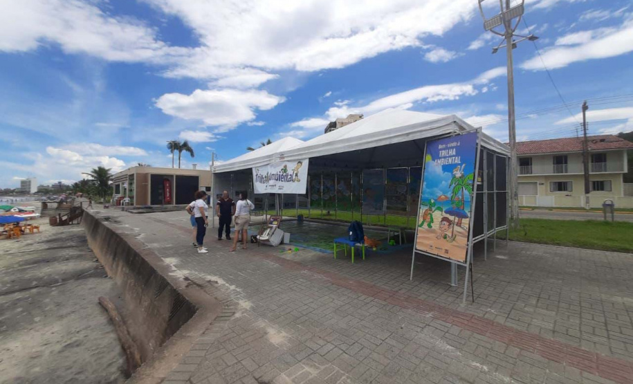 Estado promove atividades educativas dentro do Ecoespaço Trilha Ambiental, em Guaratuba