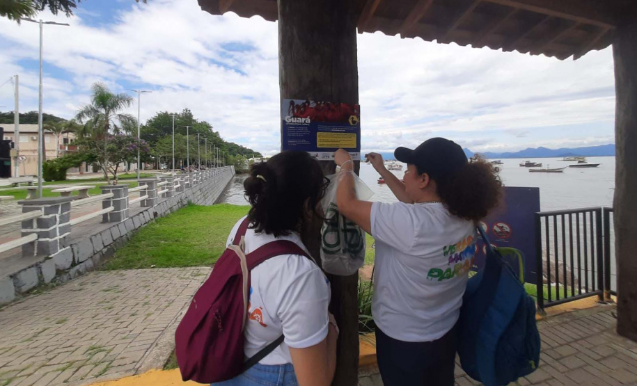 Estado promove atividades educativas dentro do Ecoespaço Trilha Ambiental, em Guaratuba