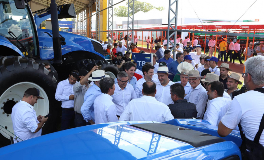 Governador Carlos Massa Ratinho Junior visita o Show Rural, em Cascavel.