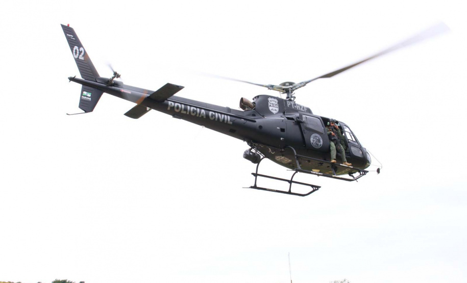 Grupamento de Operações Aéreas da PCPR registra aumento de 39% dos voos em 2022