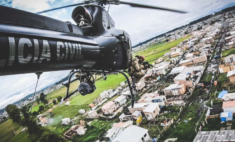 Grupamento de Operações Aéreas da PCPR registra aumento de 39% dos voos em 2022