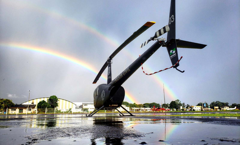 Grupamento de Operações Aéreas da PCPR registra aumento de 39% dos voos em 2022