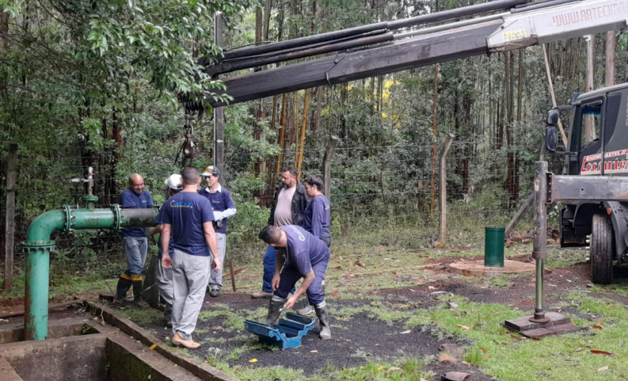 Sanepar implanta novo poço de abastecimento em Pitanga