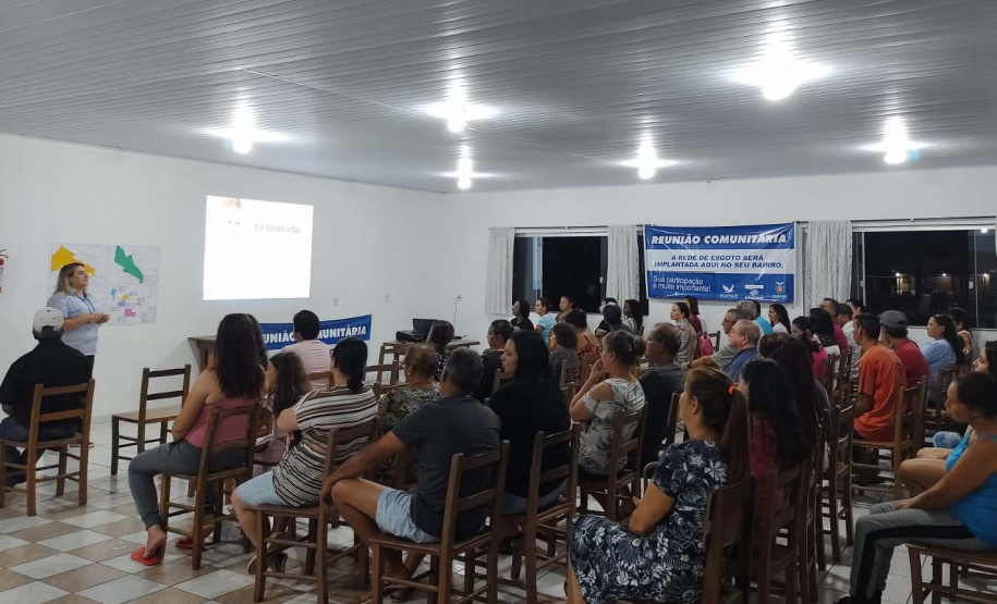 Sanepar faz reuniões comunitárias sobre obras de esgoto em União da Vitória
